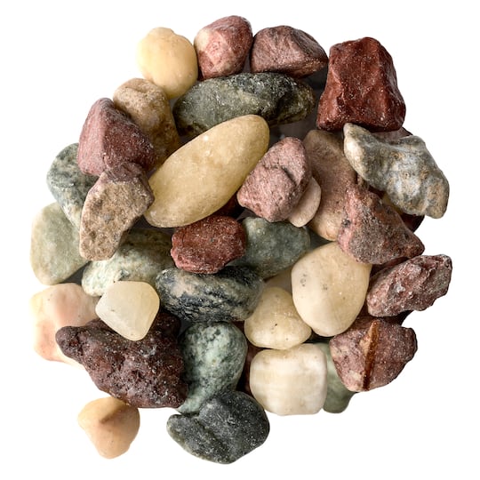 12 Pack: Mixed Decorative Marble River Rocks by Ashland™